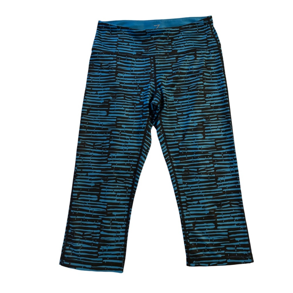 Blue Striped Zella Workout Pants